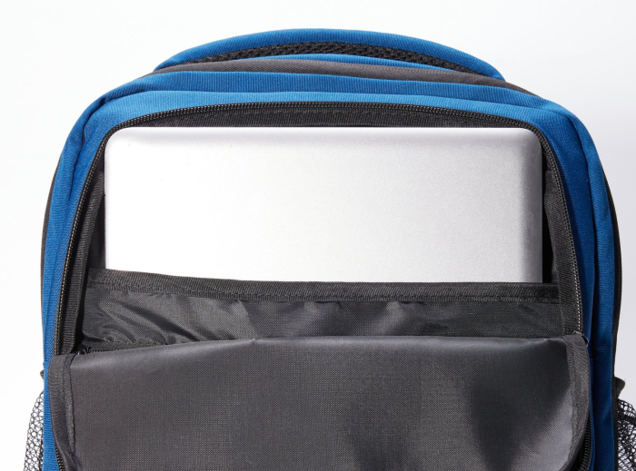 Rucsac hibrid, cu roti și mâner ajutător, 40x30x20 cm, bagaj de mana gratuit pentru Ryanair, Wizzair, Hisky, Animawings sau DanAir, albastru [10]