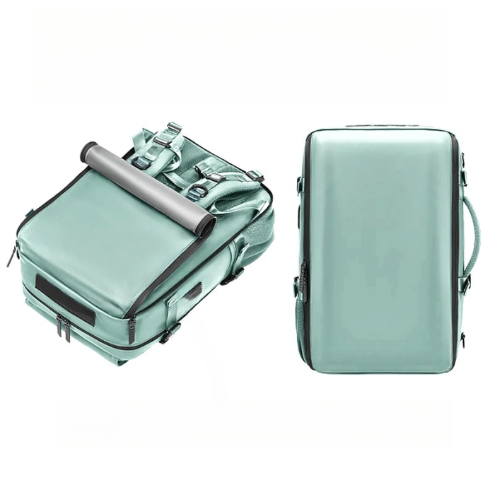 Rucsac multifuncțional Cracos turcoaz, 40L – impermeabil cu compartiment pentru încălțăminte și antifurt [6]