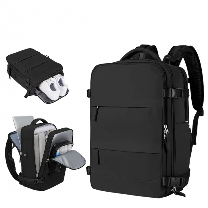 Rucsac multifuncțional Cracos negru 45x35x20 cm [5]