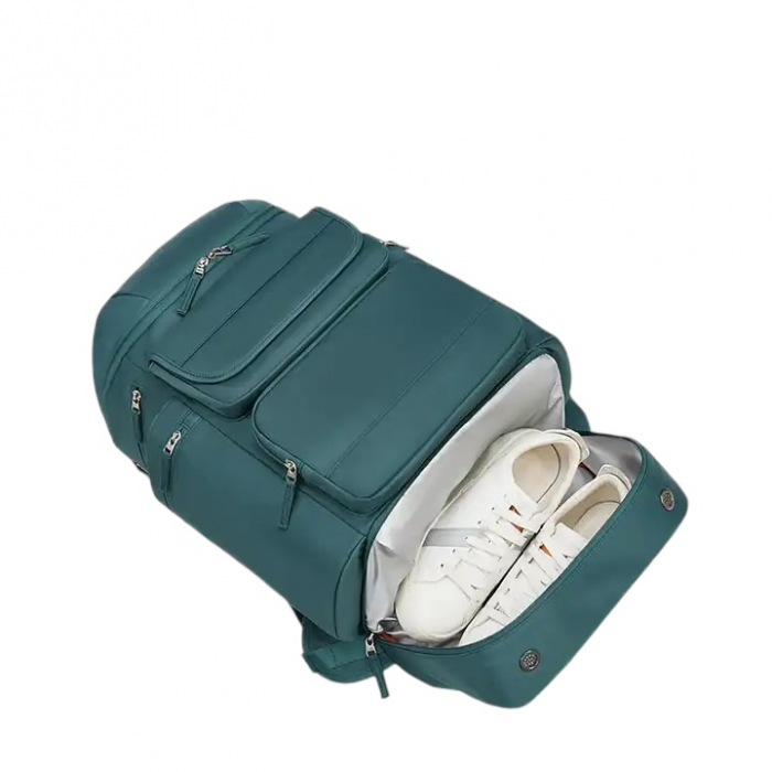 Rucsac Multifuncțional Premium Cracos, 30L, Verde – Port USB, Compartimente Laptop & Încălțăminte [6]