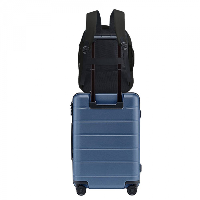 Rucsac pentru calatorii, CabinFly Bellanca 40x30x15 cm Rucsac, Dimensiunea articolului personal de LOT, Finnair, SAS, Turkish Airlines Negru [3]