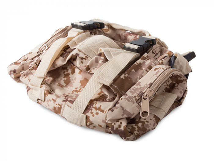 Rucsac tactic militar, Cracos®, dimensiuni 50x55x20cm, 45L, bej, ideal pentru drumetii, activitati in natura sau expeditii [10]