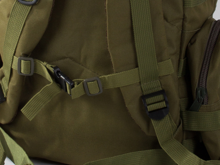 Rucsac tactic militar, Cracos®, dimensiuni 50x55x20cm, 45L, verde, ideal pentru drumetii, activitati in natura sau expeditii [5]