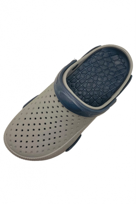 Saboti de gradina pentru barbati, din material EVA, gri inchis, marime 43, cu gauri pentru circulatia aerului, foarte usori, 27.5 centimetri [4]