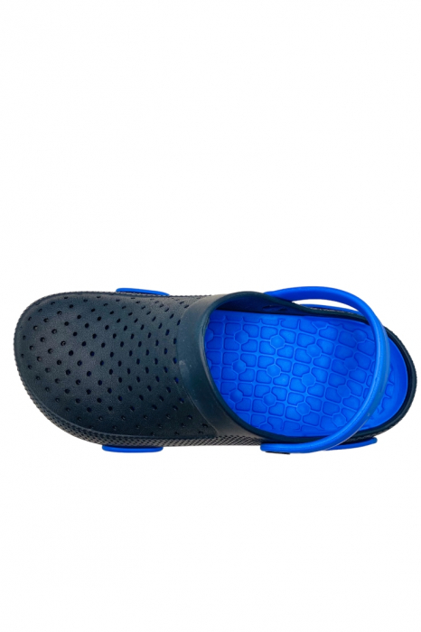 Saboti de gradina pentru bărbați, din material EVA, negru/albastru, marime 45, cu gauri pentru circulatia aerului, foarte usori, 28.5 centimetri [4]