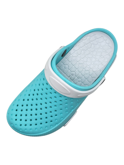 Saboti dama EVA turcoaz Tecos comozi si usori cu ventilatie pentru gradina si uz zilnic [4]