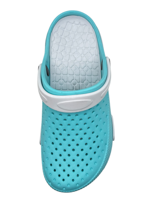 Saboti dama EVA turcoaz Tecos comozi si usori cu ventilatie pentru gradina si uz zilnic [5]