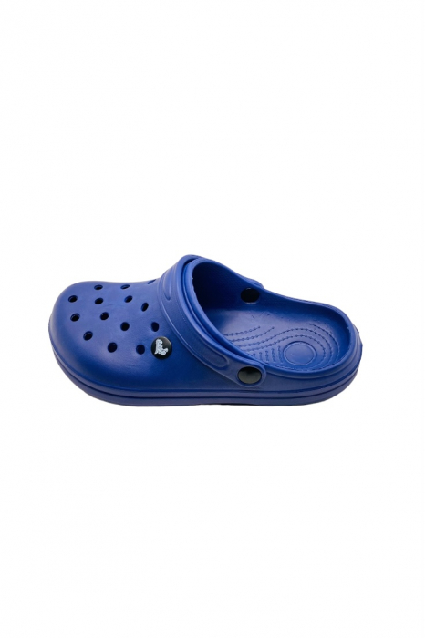 Saboti de gradina sau medicali pentru dama, Tecos, din material EVA, albastru, marime 36, cu gauri pentru circulatia aerului, foarte usori, 22.5 centimetri [2]