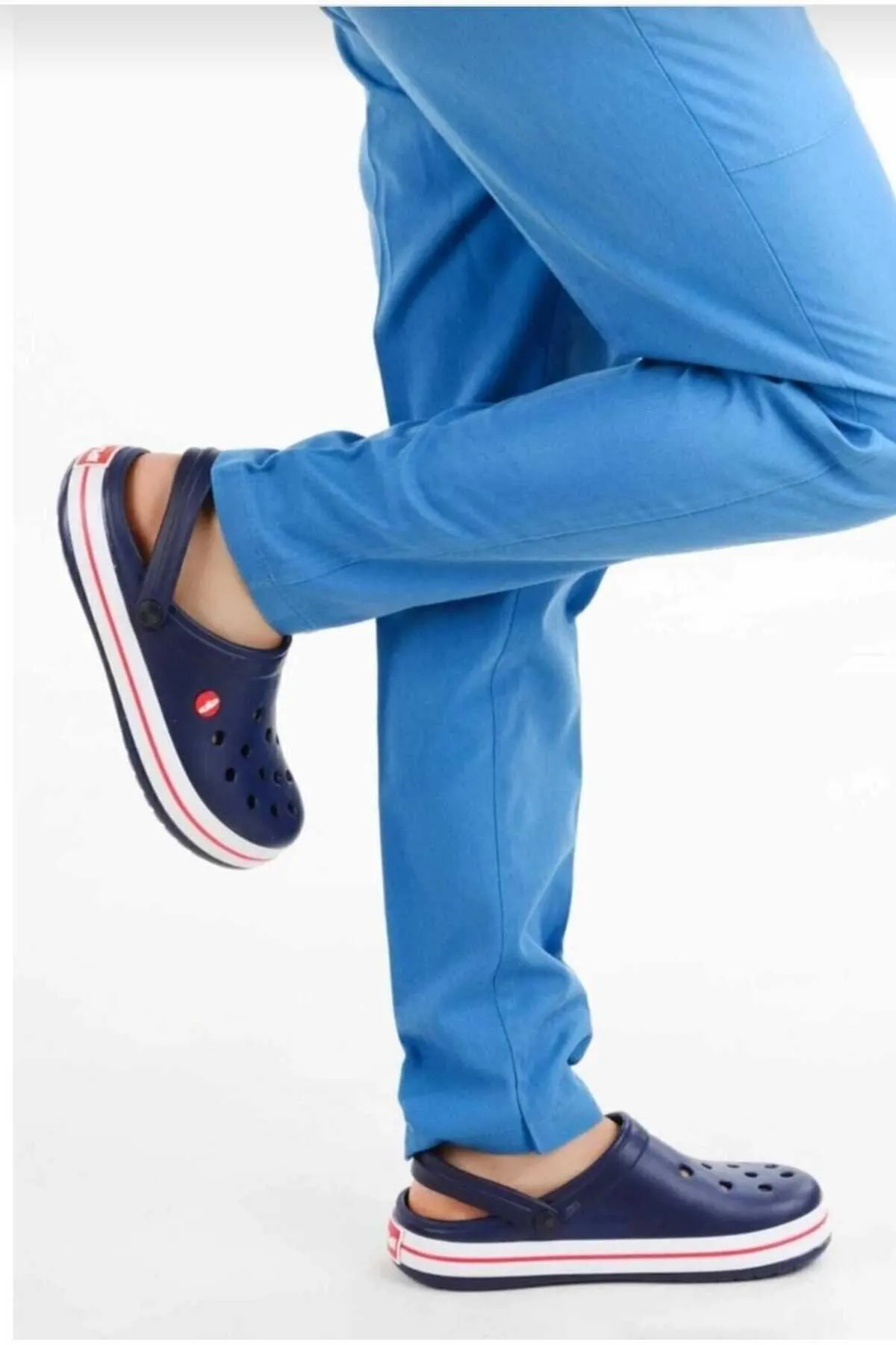 Saboti de gradina sau medicali unisex, Tecos®, din material EVA, albastru, marime 36, cu gauri pentru circulatia aerului, foarte usori, 22 centimetri [5]