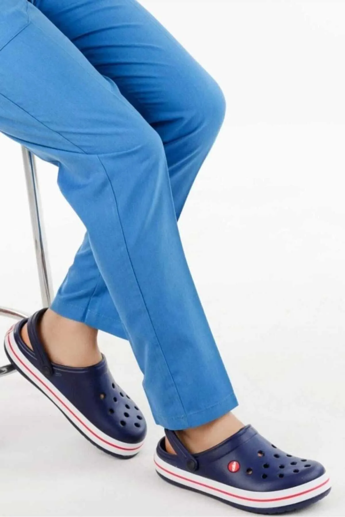 Saboti de gradina sau medicali unisex, Tecos®, din material EVA, albastru, marime 36, cu gauri pentru circulatia aerului, foarte usori, 22 centimetri [6]