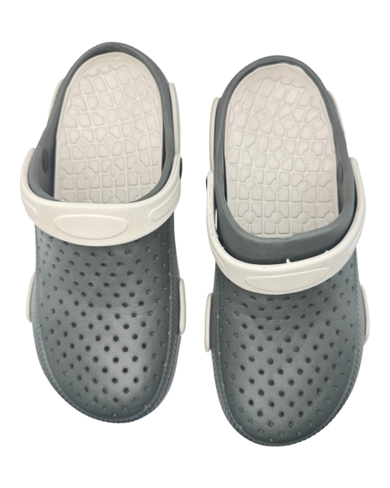 Saboti de gradina TECOS, kaki, 44 EU, material EVA, extrem de usori, cu gauri pentru circulatia aerului, 28 centimetri [5]