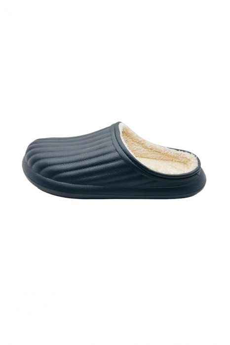 Saboti imblaniti de dama, Tecos®, negru, marime 36, foarte comozi si caldurosi, 22 centimetri [2]