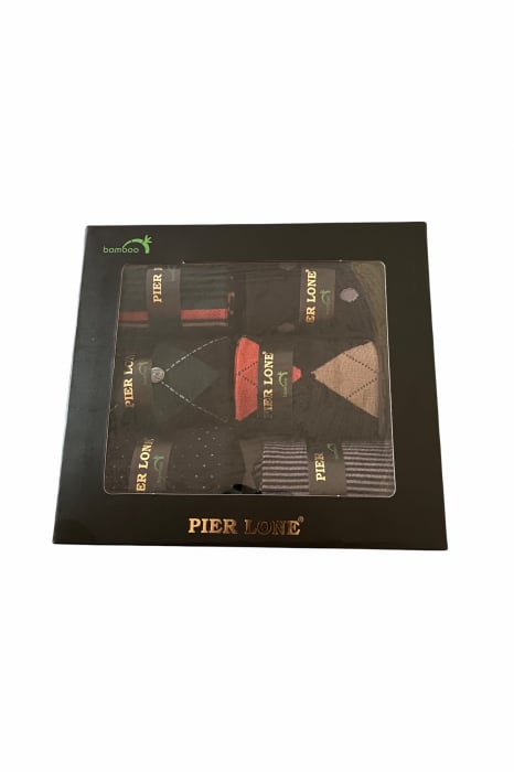 Set 6 perechi sosete din bambus pentru barbati, multicolore, marimi 41-44 [2]