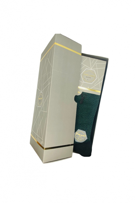 Set 6 perechi sosete din bumbac pentru barbati, gri si maro inchs, marimi 41-44 [4]