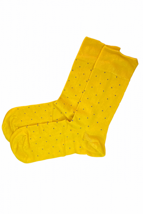 Set 6 perechi sosete din bumbac pentru barbati, multicolore, marimi 41-44 [3]