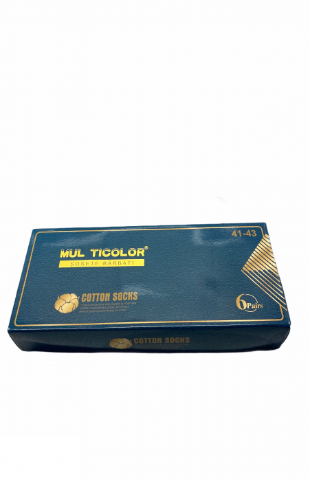 Set cadou 6 perechi sosete pentru barbati, marimi 44-46, culori diferite [2]