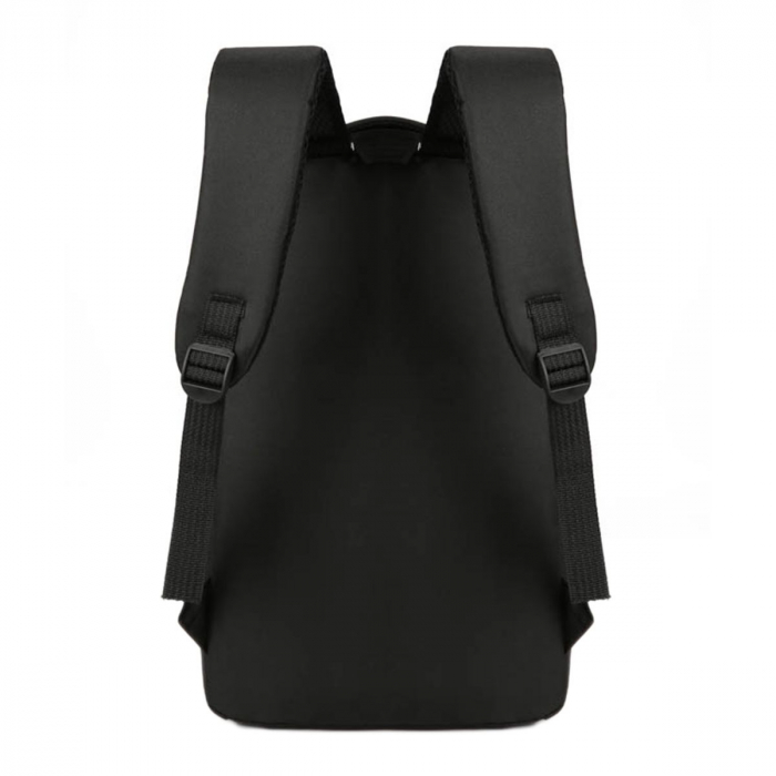 Set calatorie, rucsac, geanta si plic pentru adulti, 3 in 1, cablu USB, rezistent la apa, 2 culori, gri si negru [4]