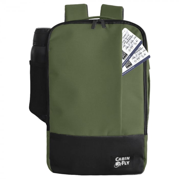 Set Călătorie CabinFly pentru Ryanair Priority – Troler & Rucsac Verde [3]