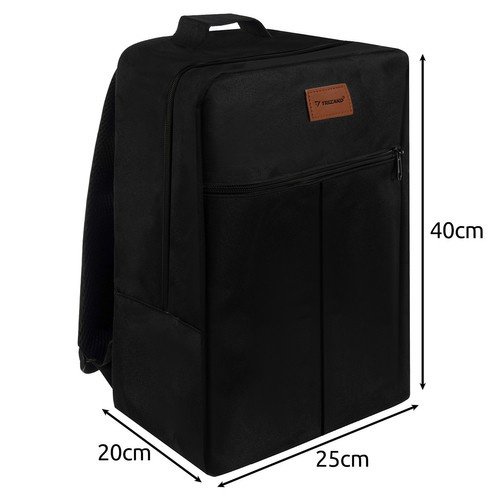 Set Rucsac Cracos Negru + Husă Ploaie – Bagaj Cabină Ryanair [11]