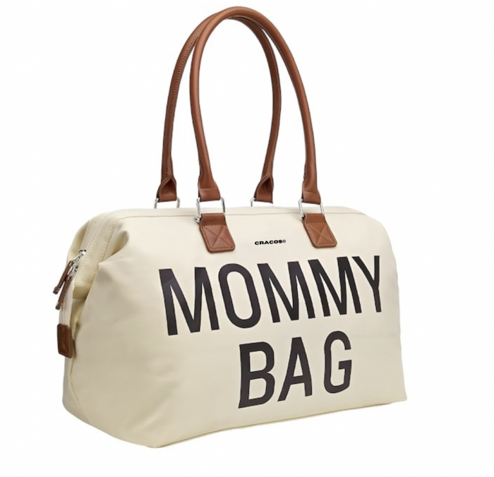 Set de voiaj Mommy Bag, Cracos®, 3 genti special concepute si adaptate pentru mamici si bebelusi, material rezistent la apa, buzunare termice si cu protectie, multifunctionala [4]