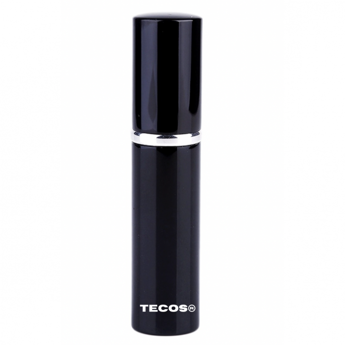 Set recipiente parfumuri pentru calatorie, Tecos®, reincarcabil, culoare negru/roz, 10ml, ideal pentru travel sau decantare, 2 sticlute [5]