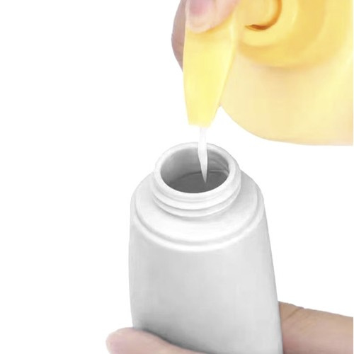 Set recipiente pentru cosmetice, Tecos, material plastic, albastru, 10 piese, ideale pentru trusa de calatorii [4]