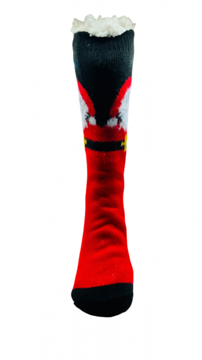 Set sosete termice de barbati, cu design de sarbatori, Tecos®, marime 40-46, ambalate in cutie cadou, ideale pentru Sarbatorile de iarna, 2 perechi [4]