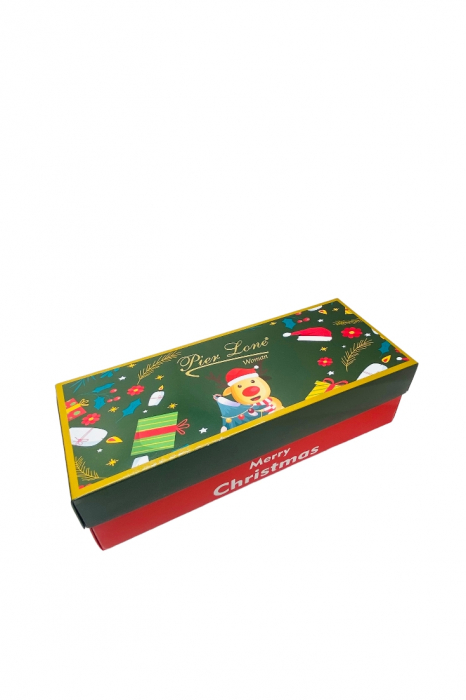 Sosete cu motive de Craciun pentru femei, multicolor, marimi 36-40, 6 perechi [5]