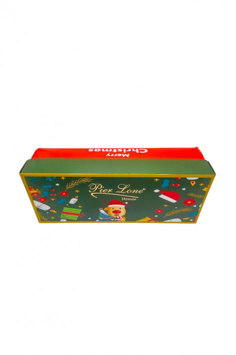 Sosete cu motive de Craciun pentru femei, multicolor, marimi 36-40, 6 perechi [3]