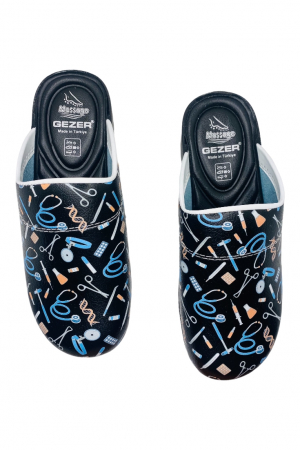 Saboti medicali, negri cu imprimeu medical, mărime 36 [4]