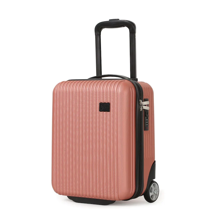 Bagaje de cabina CabinFly - Bagaj de cabină CabinFly Cruisair 40x30x20 cm – 24L ABS Roz/Auriu