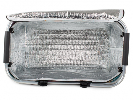 Cos de picnic termic, Tecos, pliabil, pentru cumparaturi sau depozitare la rece, dimensiuni 44x23x22cm, multicolor, ideal pentru iesiri in natura sau pastrarea alimentelor la temperatura optima [5]