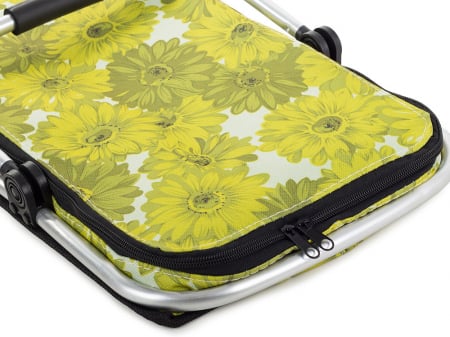 Cos de picnic termic, Tecos, pliabil, pentru cumparaturi sau depozitare la rece, dimensiuni 44x23x22cm, verde, ideal pentru iesiri in natura sau pastrarea alimentelor la temperatura optima [5]
