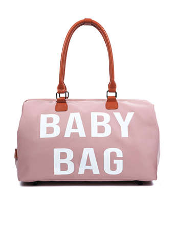 Rucsacuri - Geantă Baby Bag Cracos roz – geantă maternitate și bebeluși, spațioasă și impermeabilă