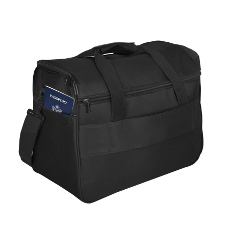 Geantă de voiaj CabinFly 40x30x20 cm neagră bagaj cabină Wizz Air Ryanair [2]