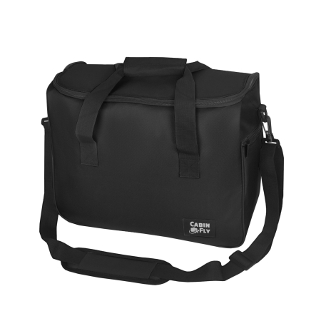 Bagaje de cabina CabinFly - Geantă de voiaj CabinFly 40x30x20 cm neagră bagaj cabină Wizz Air Ryanair