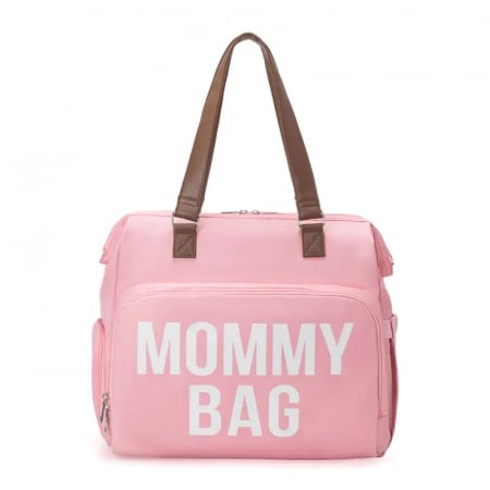 Geanta de voiaj tip rucsac Mommy Bag, Cracos®, model special conceput si adaptat pentru mamici si bebelusi, material rezistent la apa, buzunare termice si cu protectie, multifunctionala, 40x38x18 cm, [1]
