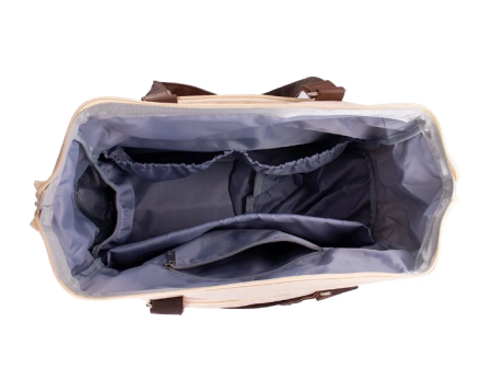 Geantă de voiaj tip rucsac Mommy Bag Cracos – Model Multifuncțional, 40x38x18 cm, negru [2]