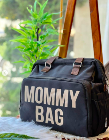 Geantă de voiaj tip rucsac Mommy Bag Cracos – Model Multifuncțional, 40x38x18 cm, negru [3]