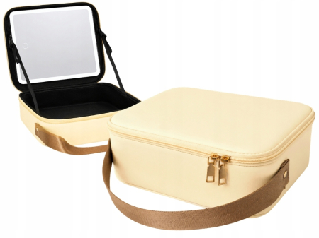 Portfarduri si genti cosmetice - Geantă cosmetice Tecos 26x23x11 cm cu oglindă LED