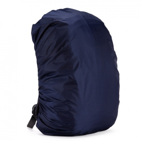 Organizatoare bagaje - Husa impermeabilă pentru rucsac de drumeție, ghiozdan de școală sau echipament de camping, Tecos, 35 L, foarte ușoară, albastra