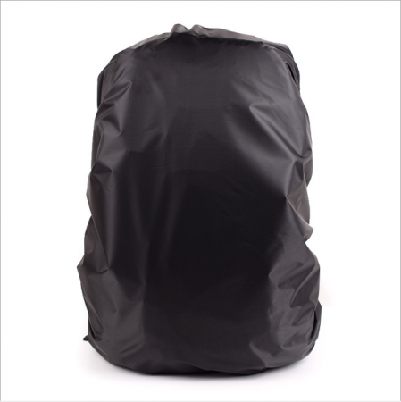 Husa impermeabilă pentru rucsac de drumeție, ghiozdan de școală sau echipament de camping, Tecos, 35 L, foarte ușoară, neagră [1]