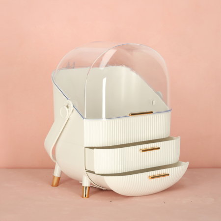 organizator-portabil-cosmetice-bijuterii-Tecos-2-sertare-vitrina-alb [7]