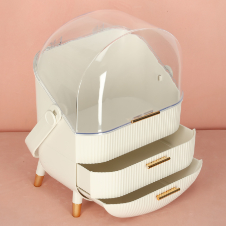 organizator-portabil-cosmetice-bijuterii-Tecos-2-sertare-vitrina-alb [8]