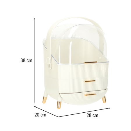 organizator-portabil-cosmetice-bijuterii-Tecos-2-sertare-vitrina-alb [5]