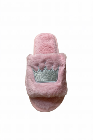 Papuci casa dama, roz, marime 40-41, 27 centimetri [3]