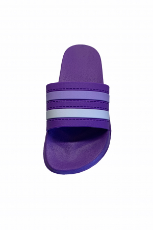Papuci dama , mov, marime 41, bareta multicolora [3]