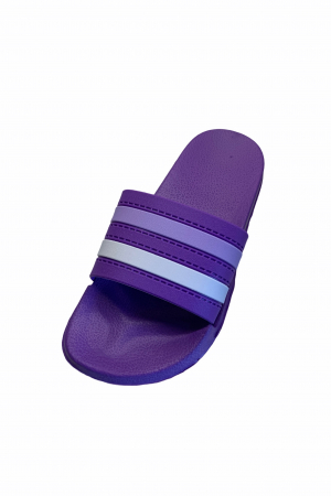 Papuci dama , mov, marime 41, bareta multicolora [4]