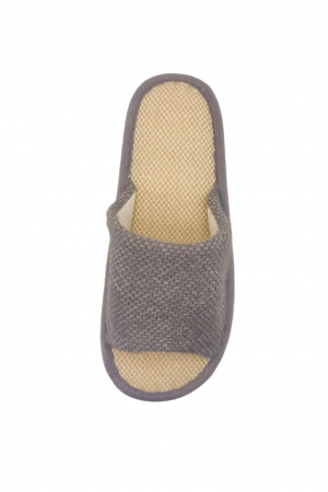 Papuci de casa decupati pentru barbati, TECOS, marime 40-41, talpa foarte comoda, 27 centimetri [6]