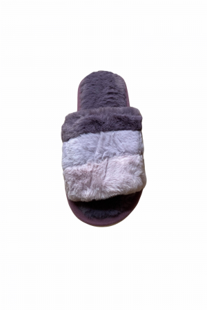 Papuci de casa decupati pentru dama, mov, marime 38-39, 25.5 centimetri [3]